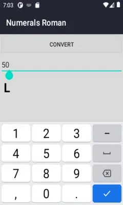 Numerals Roman android App screenshot 2